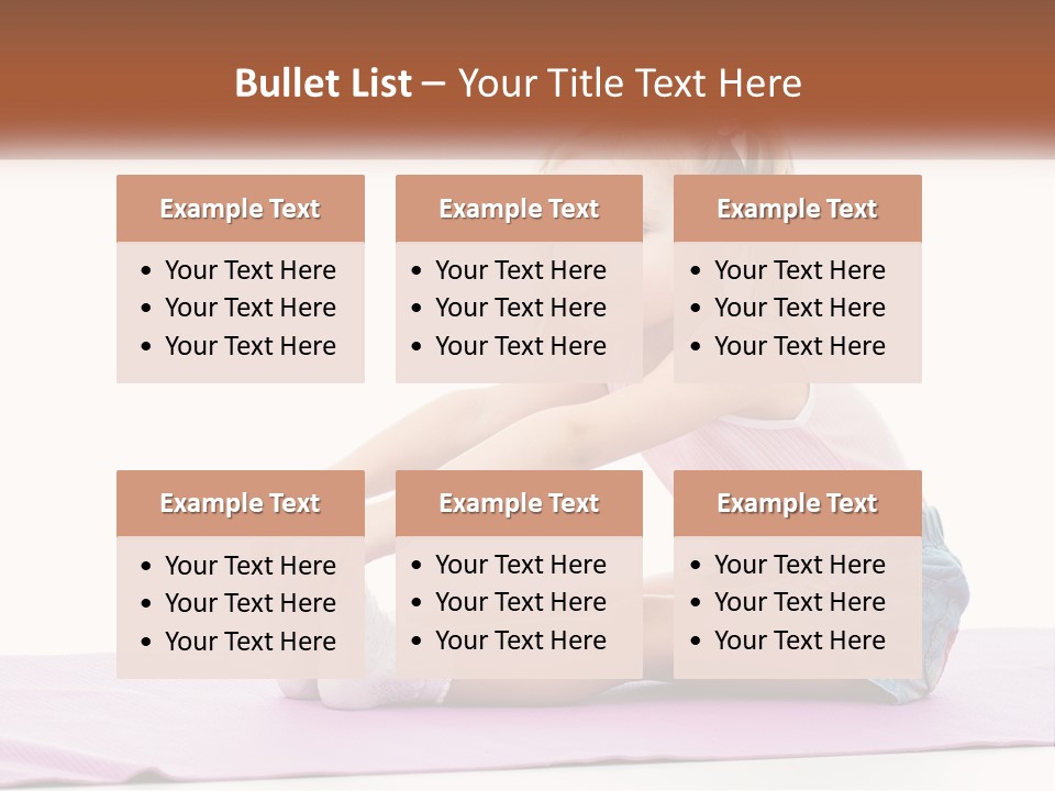 A Little Girl Sitting On A Mat With Her Feet On The Ground PowerPoint Template