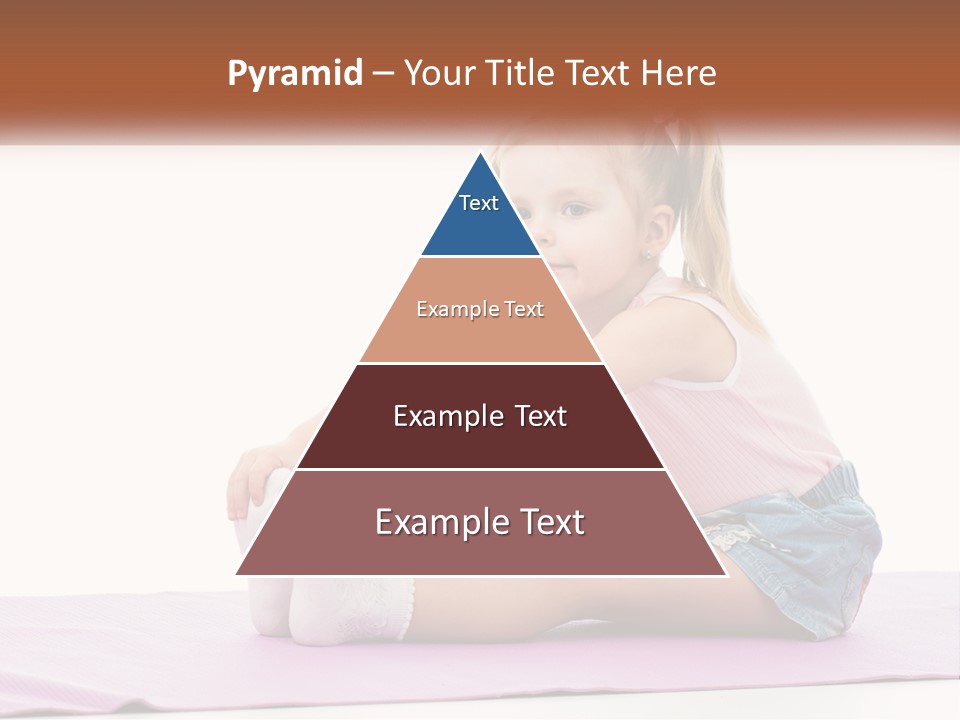 A Little Girl Sitting On A Mat With Her Feet On The Ground PowerPoint Template