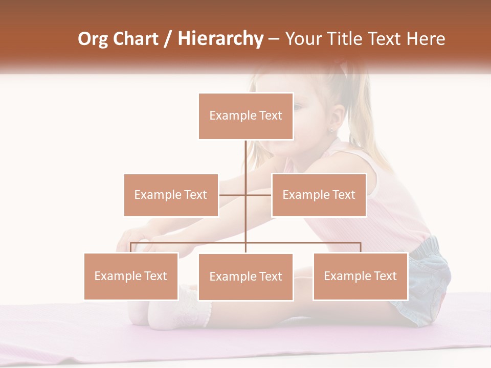 A Little Girl Sitting On A Mat With Her Feet On The Ground PowerPoint Template