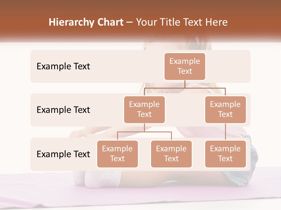 A Little Girl Sitting On A Mat With Her Feet On The Ground PowerPoint Template