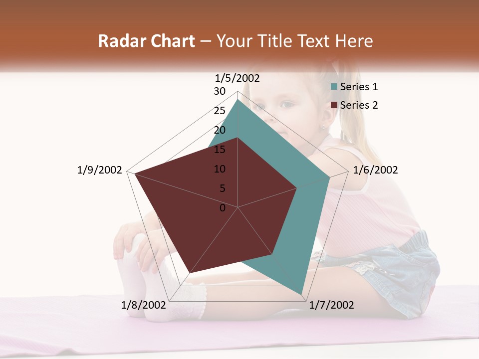 A Little Girl Sitting On A Mat With Her Feet On The Ground PowerPoint Template