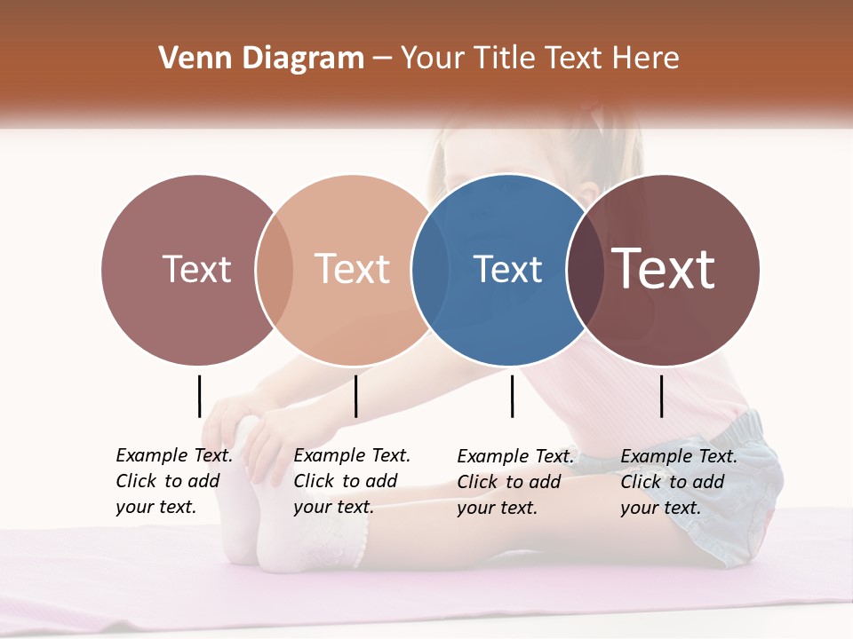 A Little Girl Sitting On A Mat With Her Feet On The Ground PowerPoint Template