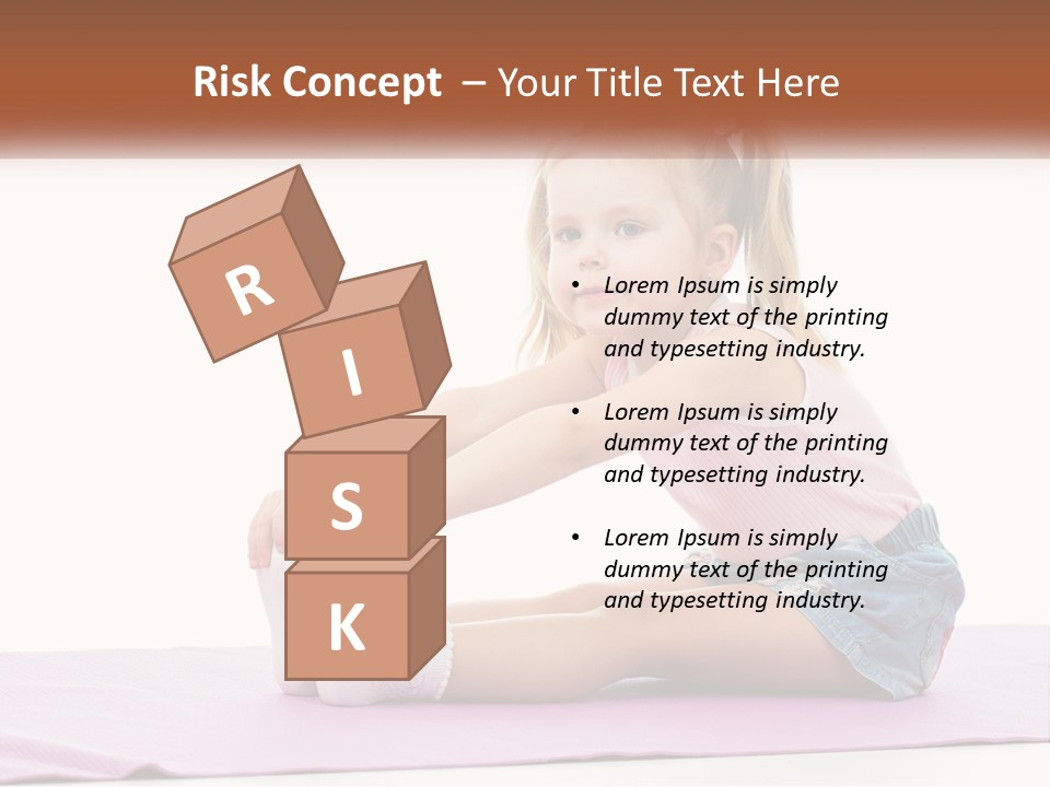 A Little Girl Sitting On A Mat With Her Feet On The Ground PowerPoint Template