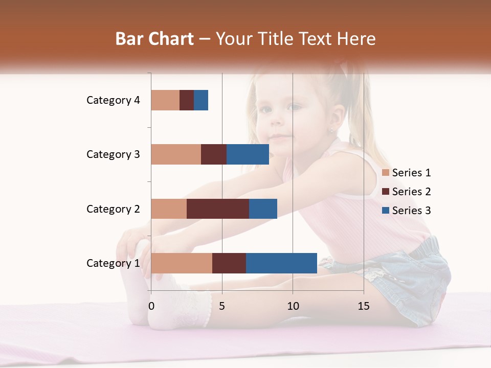 A Little Girl Sitting On A Mat With Her Feet On The Ground PowerPoint Template