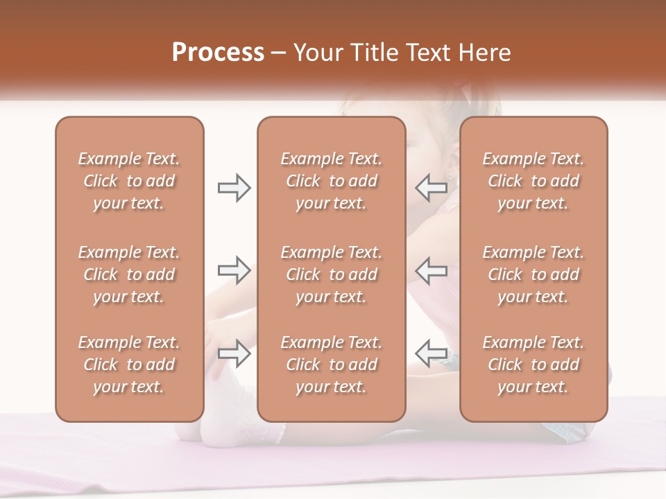 A Little Girl Sitting On A Mat With Her Feet On The Ground PowerPoint Template