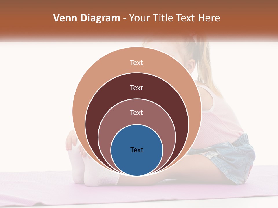 A Little Girl Sitting On A Mat With Her Feet On The Ground PowerPoint Template