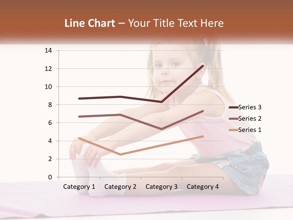 A Little Girl Sitting On A Mat With Her Feet On The Ground PowerPoint Template