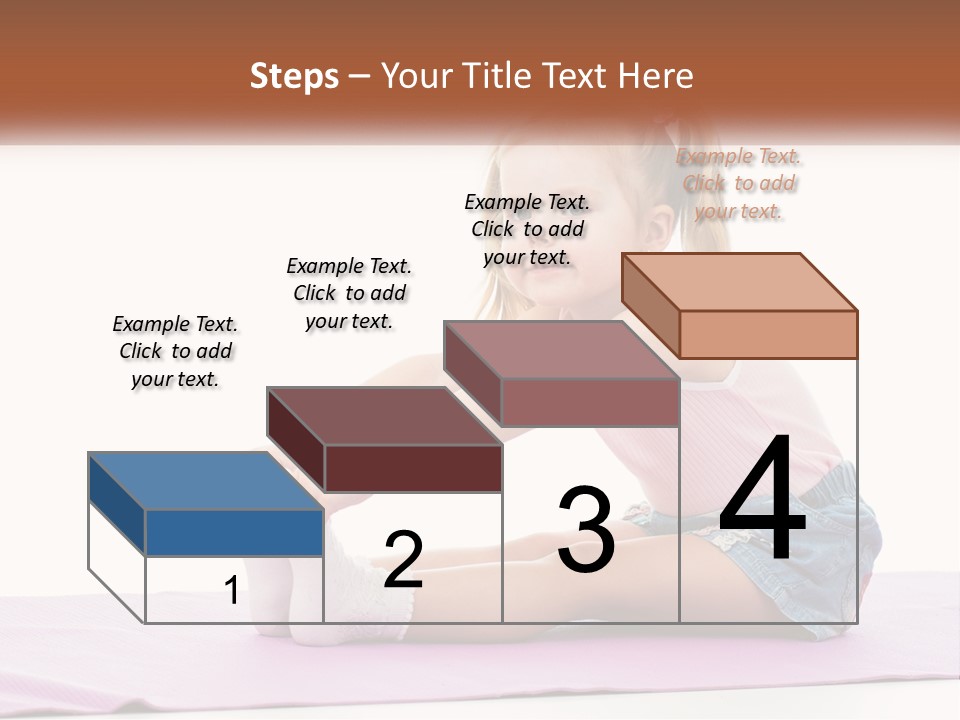 A Little Girl Sitting On A Mat With Her Feet On The Ground PowerPoint Template