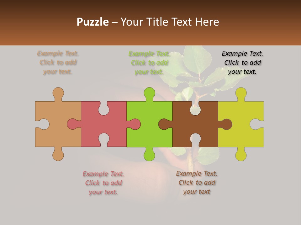 A Person Holding A Plant In Their Hand PowerPoint Template