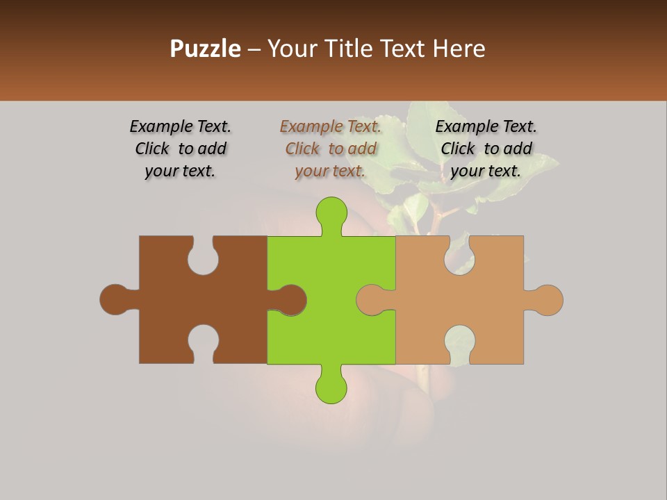 A Person Holding A Plant In Their Hand PowerPoint Template