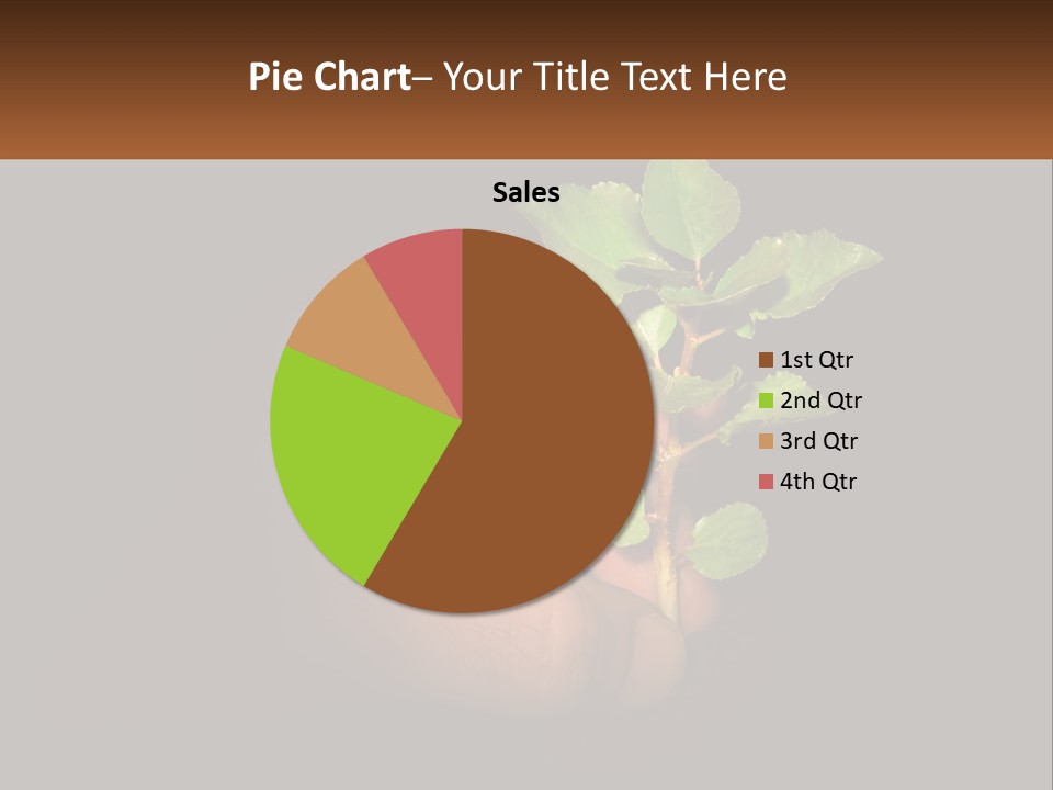 A Person Holding A Plant In Their Hand PowerPoint Template