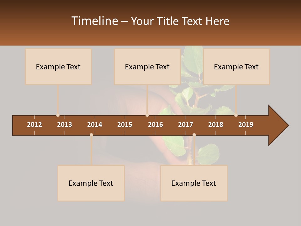 A Person Holding A Plant In Their Hand PowerPoint Template
