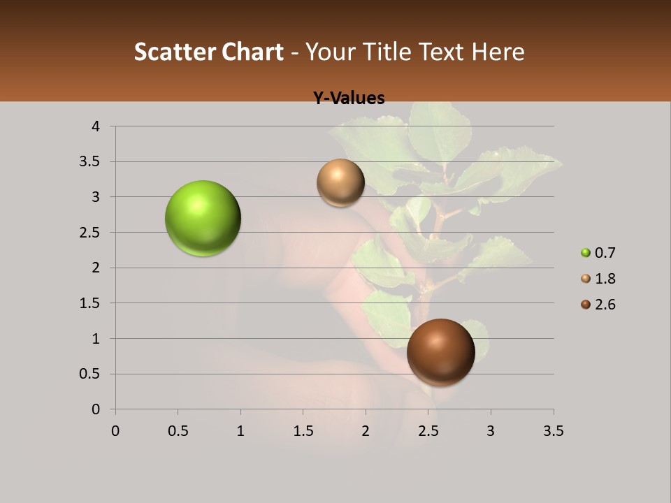 A Person Holding A Plant In Their Hand PowerPoint Template