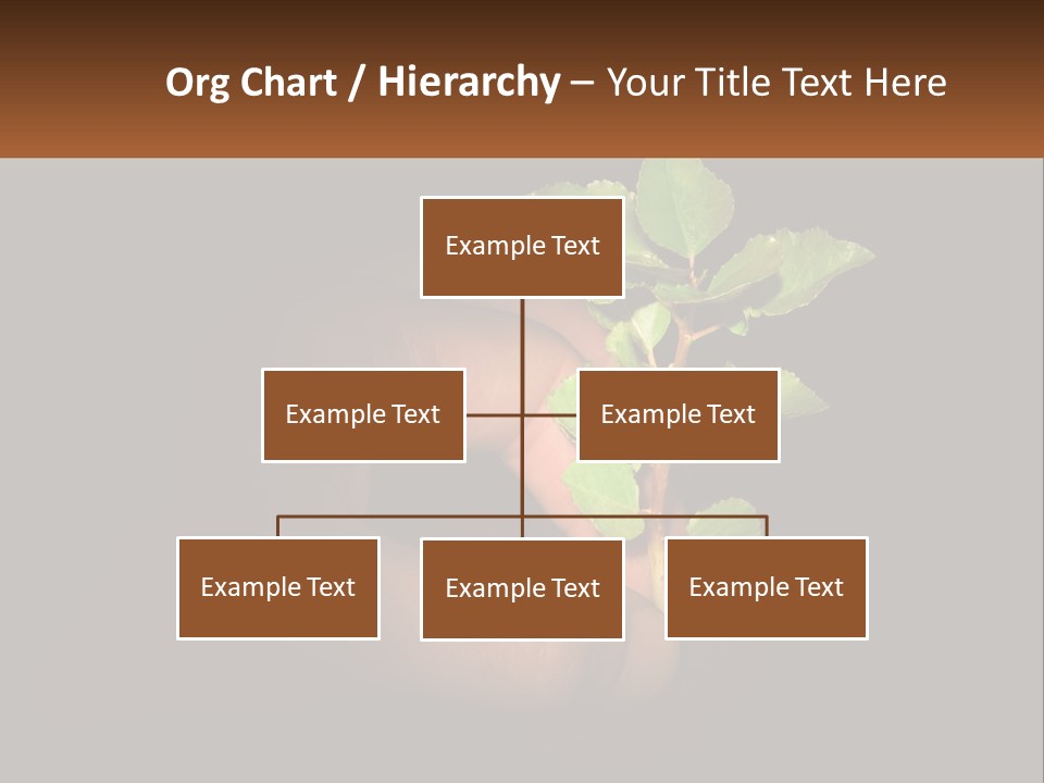 A Person Holding A Plant In Their Hand PowerPoint Template