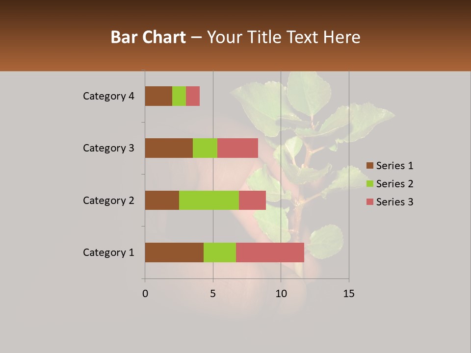 A Person Holding A Plant In Their Hand PowerPoint Template