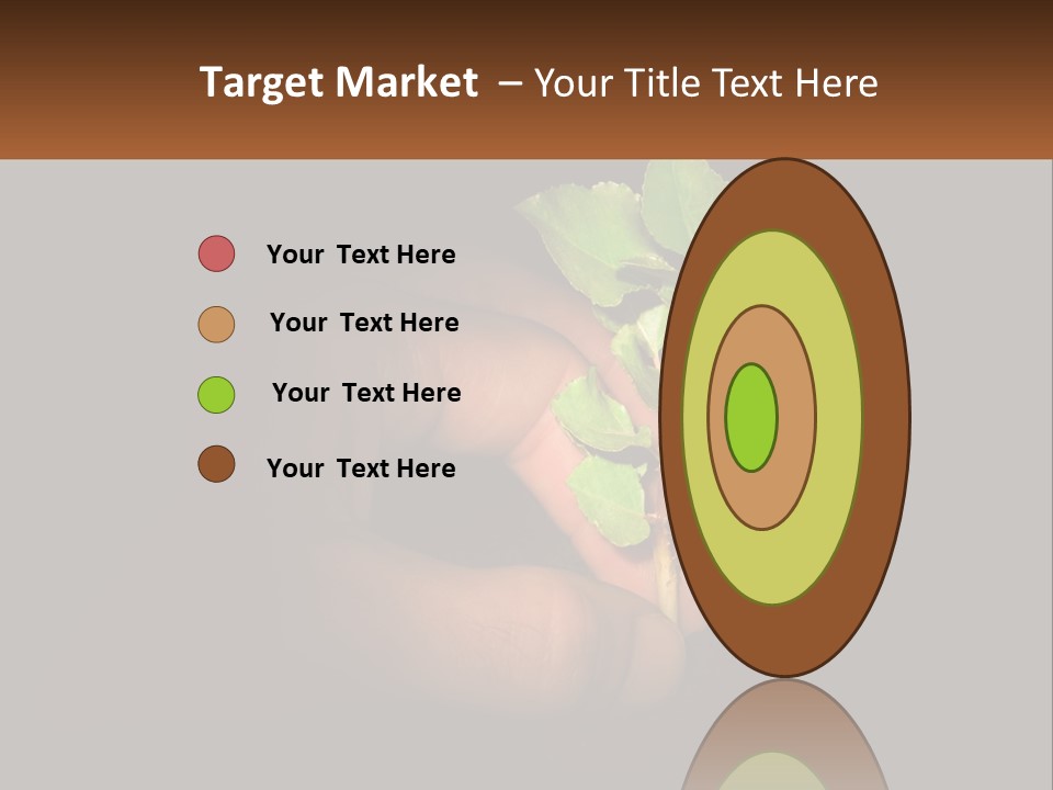 A Person Holding A Plant In Their Hand PowerPoint Template