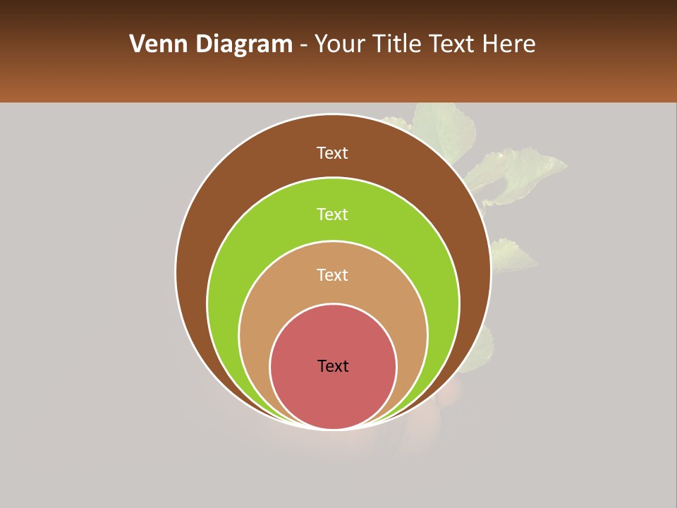 A Person Holding A Plant In Their Hand PowerPoint Template