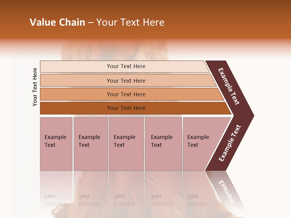 A Brown Dog Sitting On Top Of A White Floor PowerPoint Template
