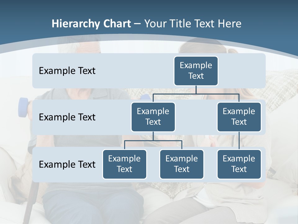 A Woman And A Man Sitting On A Couch With Dumbbells PowerPoint Template