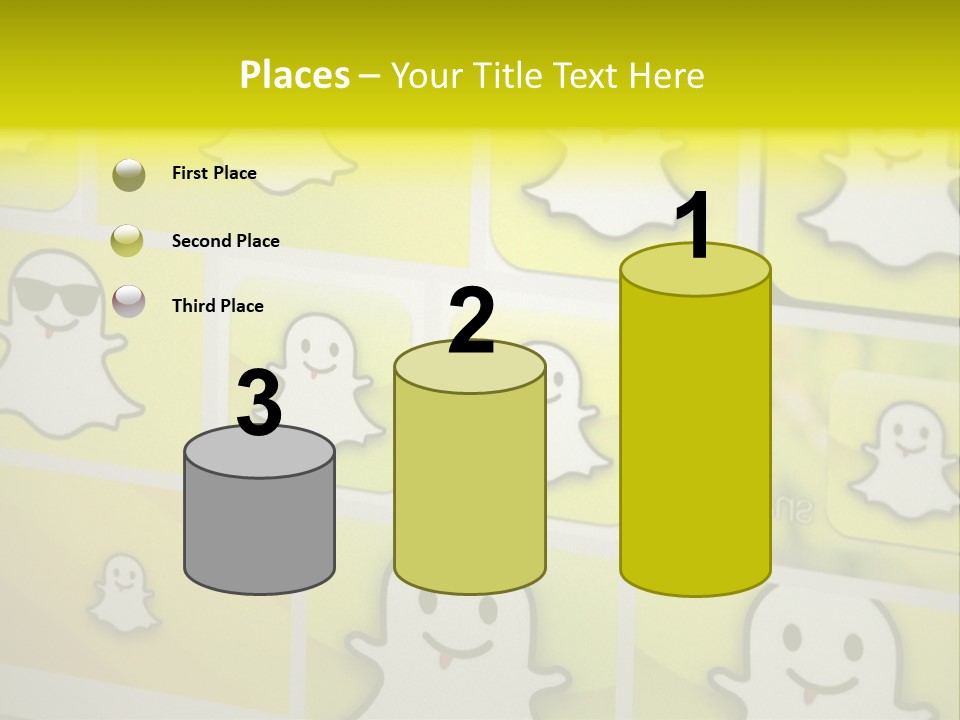 A Wall With A Bunch Of Stickers On It PowerPoint Template