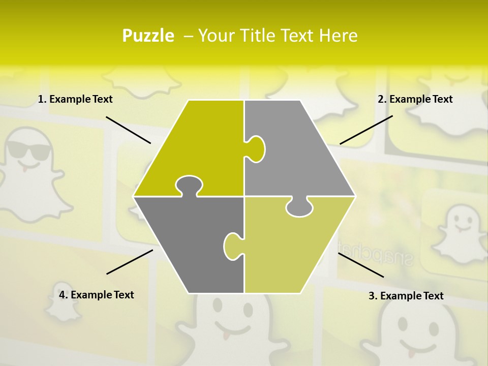 A Wall With A Bunch Of Stickers On It PowerPoint Template