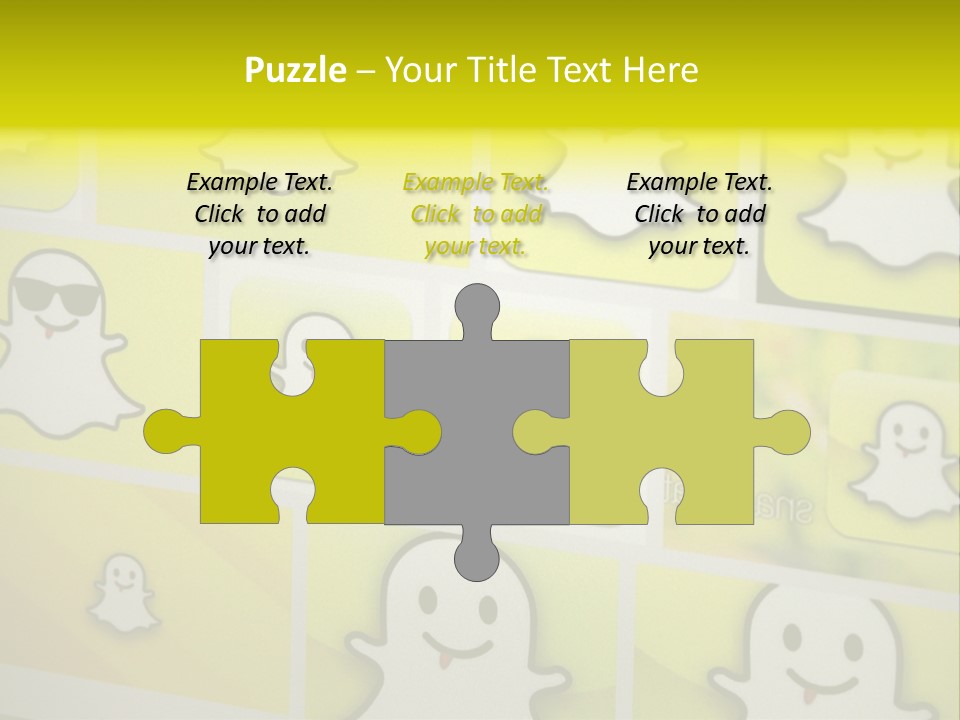 A Wall With A Bunch Of Stickers On It PowerPoint Template