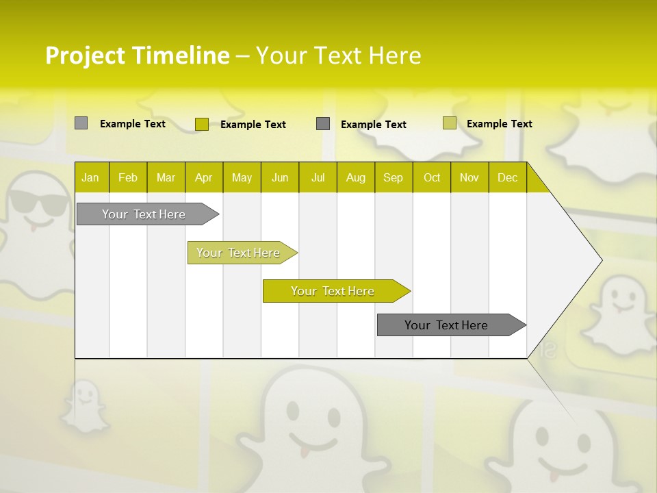 A Wall With A Bunch Of Stickers On It PowerPoint Template