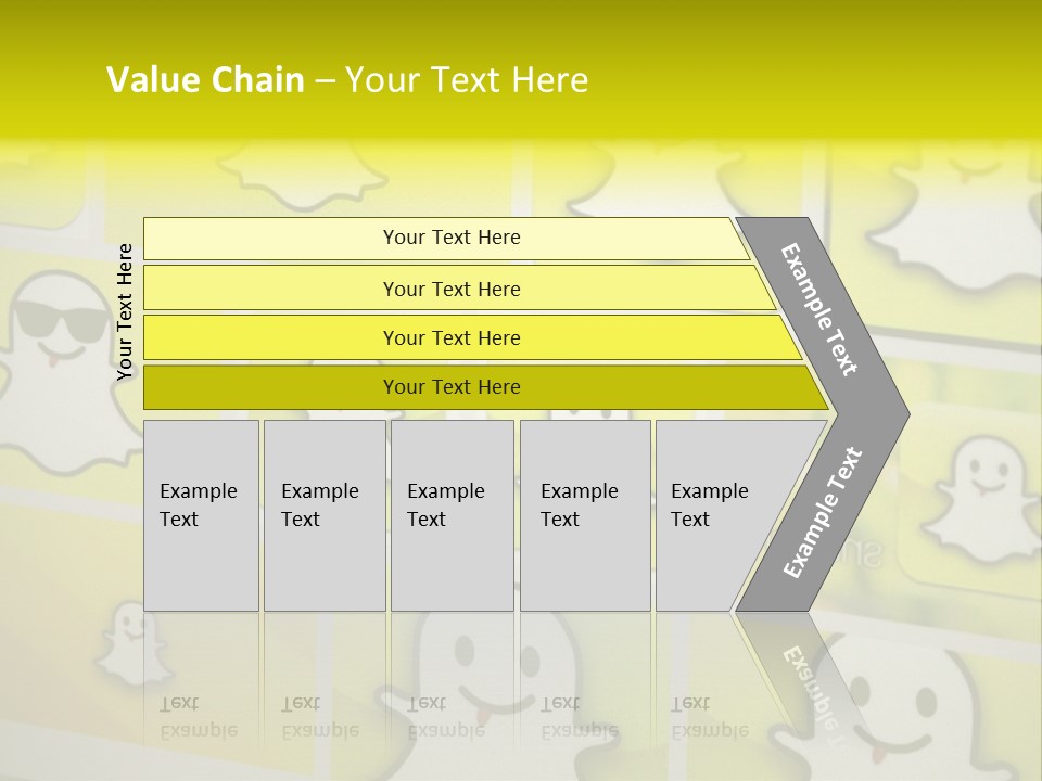 A Wall With A Bunch Of Stickers On It PowerPoint Template