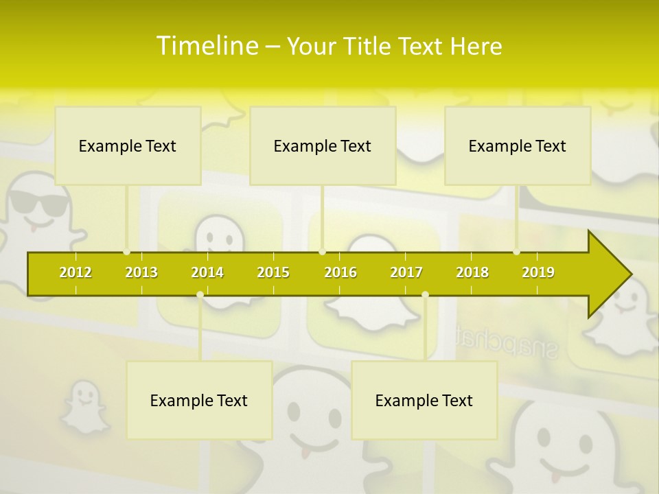 A Wall With A Bunch Of Stickers On It PowerPoint Template