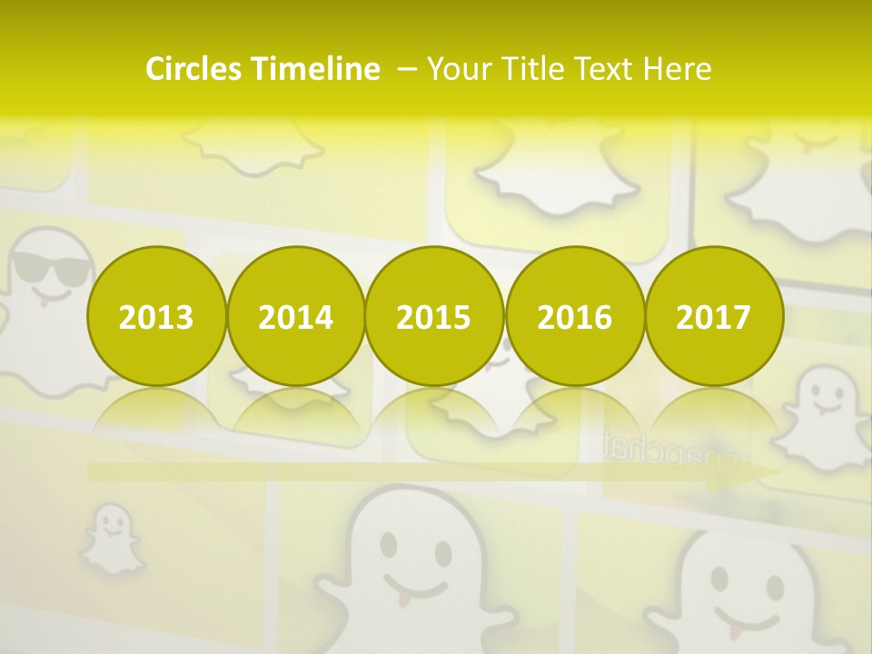 A Wall With A Bunch Of Stickers On It PowerPoint Template