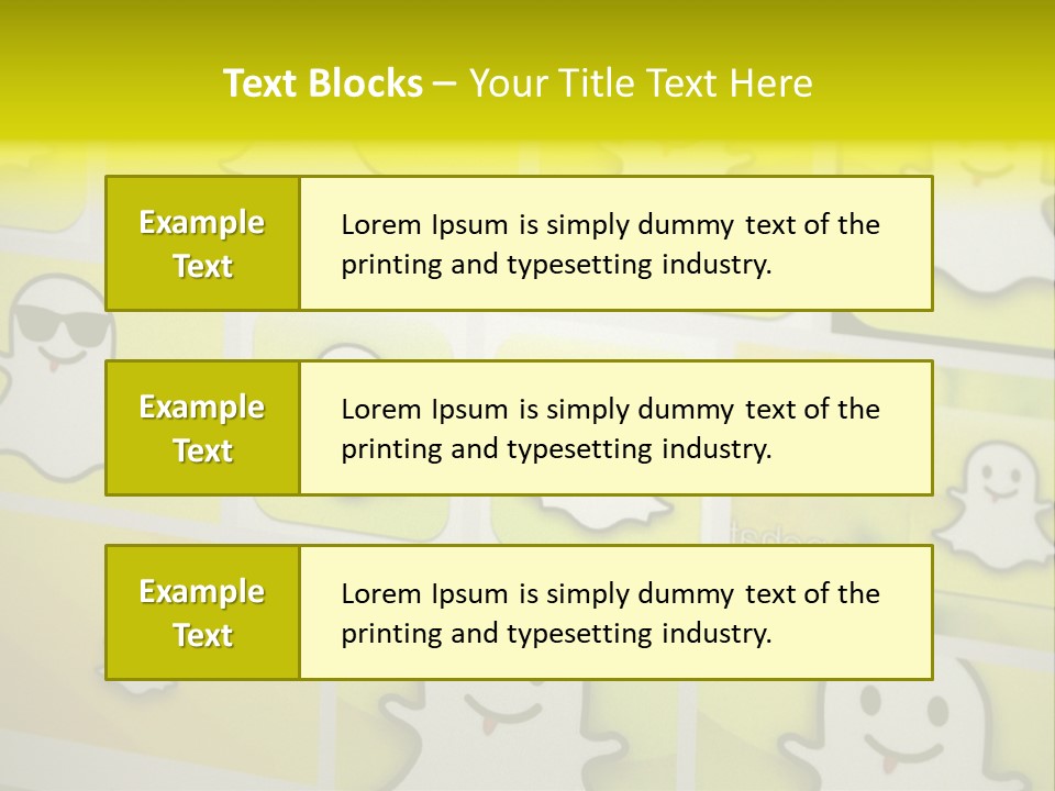 A Wall With A Bunch Of Stickers On It PowerPoint Template