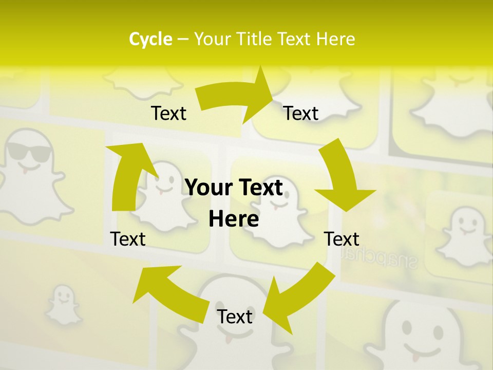 A Wall With A Bunch Of Stickers On It PowerPoint Template
