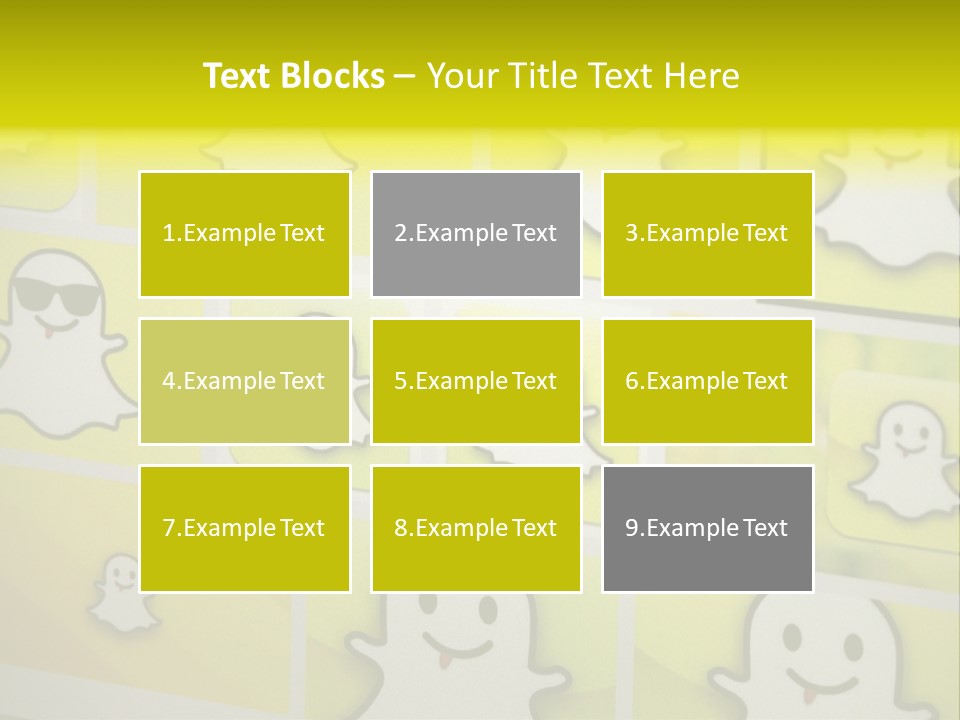 A Wall With A Bunch Of Stickers On It PowerPoint Template