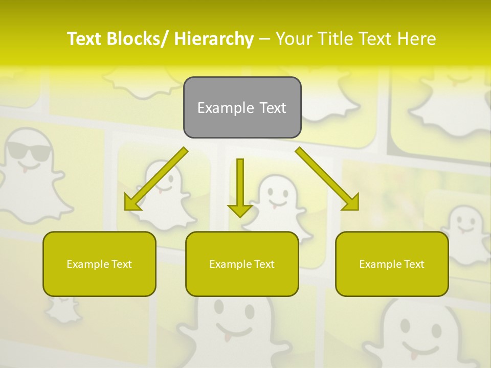 A Wall With A Bunch Of Stickers On It PowerPoint Template