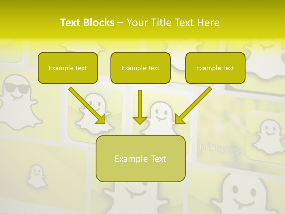 A Wall With A Bunch Of Stickers On It PowerPoint Template