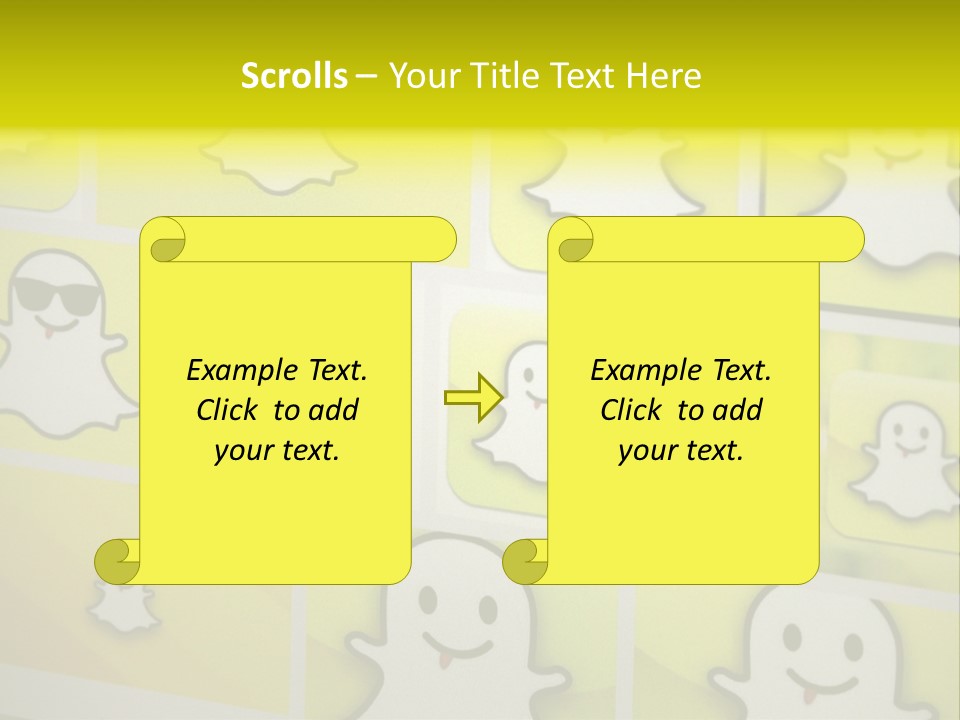 A Wall With A Bunch Of Stickers On It PowerPoint Template