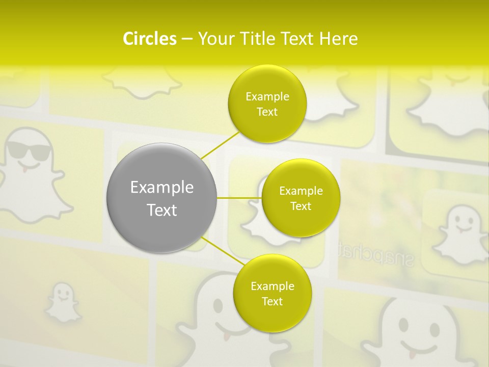 A Wall With A Bunch Of Stickers On It PowerPoint Template