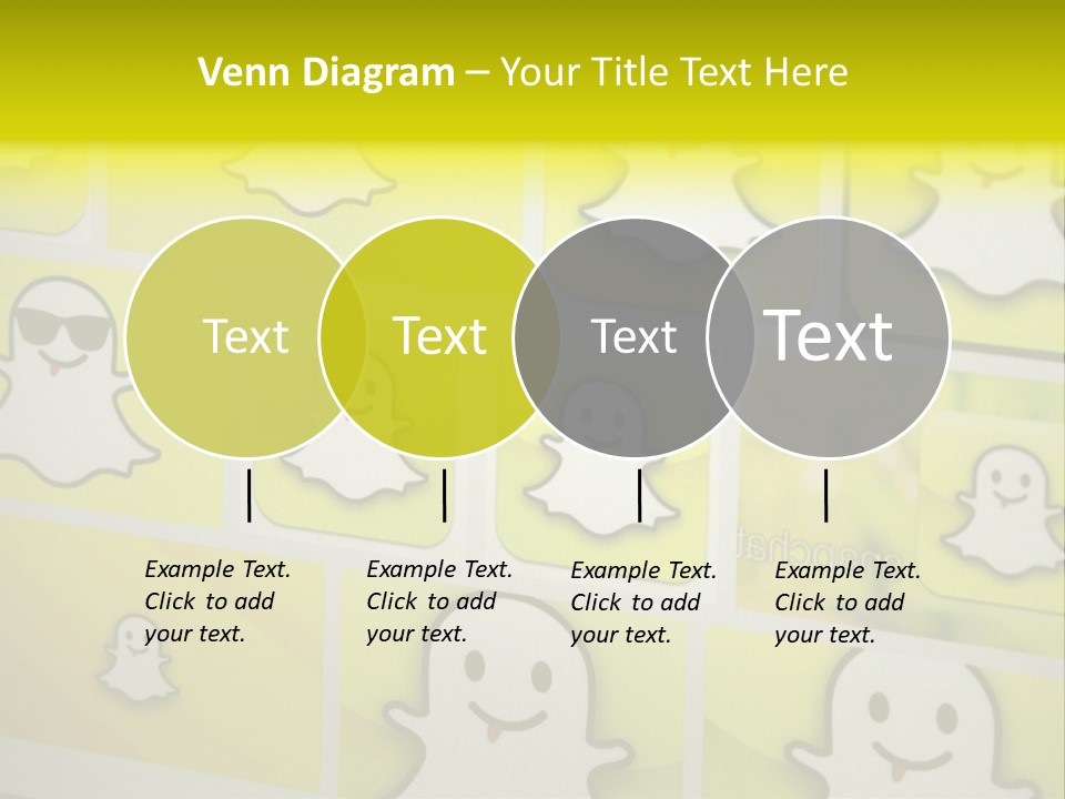 A Wall With A Bunch Of Stickers On It PowerPoint Template