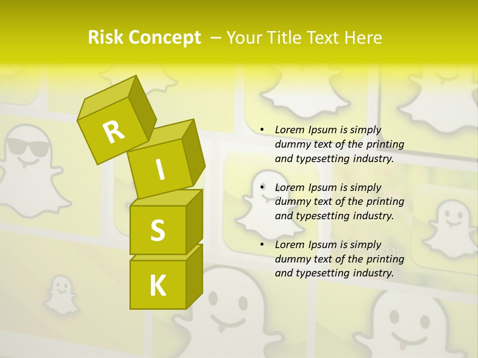 A Wall With A Bunch Of Stickers On It PowerPoint Template