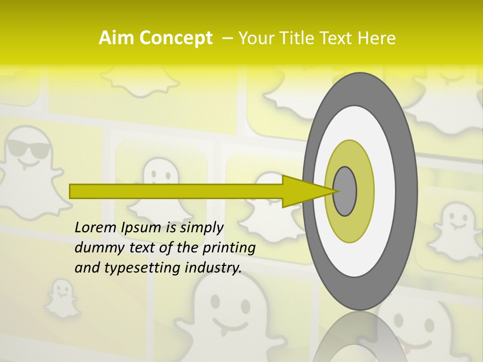 A Wall With A Bunch Of Stickers On It PowerPoint Template