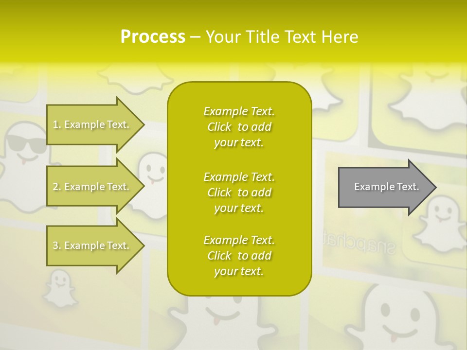 A Wall With A Bunch Of Stickers On It PowerPoint Template