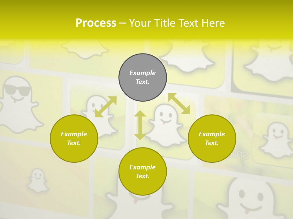 A Wall With A Bunch Of Stickers On It PowerPoint Template