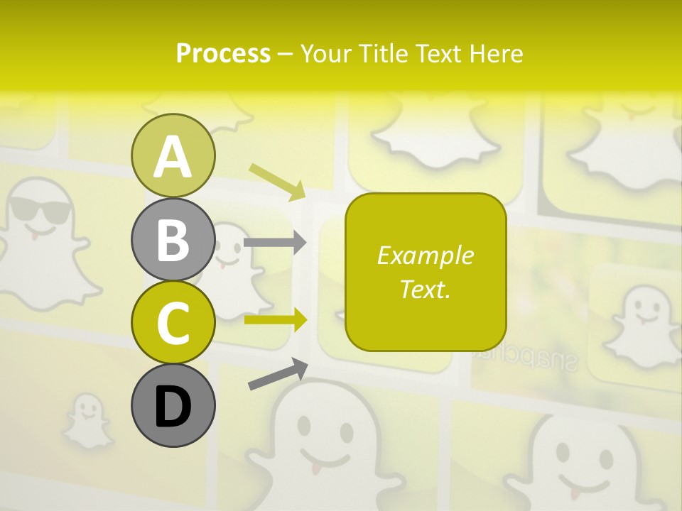 A Wall With A Bunch Of Stickers On It PowerPoint Template