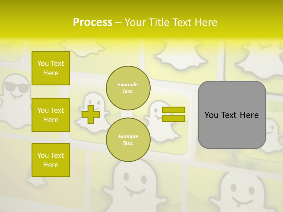 A Wall With A Bunch Of Stickers On It PowerPoint Template