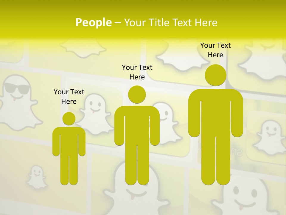 A Wall With A Bunch Of Stickers On It PowerPoint Template