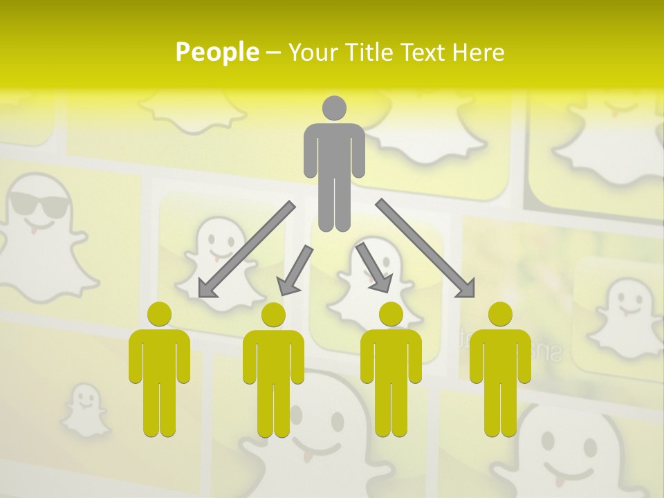 A Wall With A Bunch Of Stickers On It PowerPoint Template