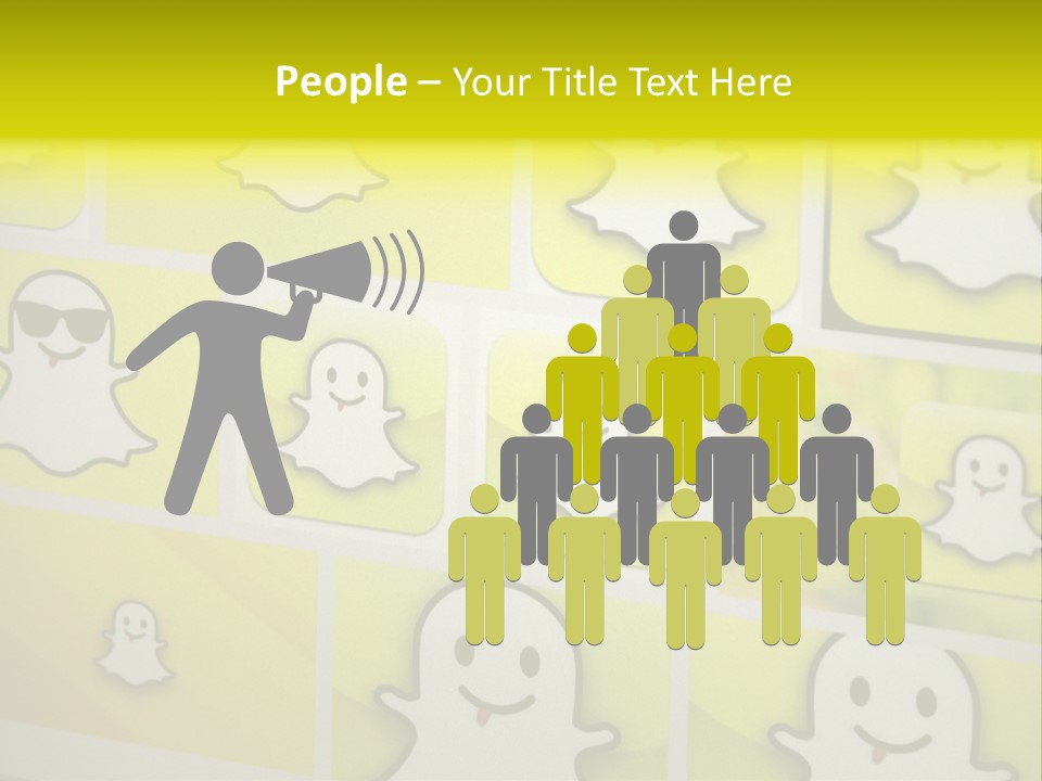 A Wall With A Bunch Of Stickers On It PowerPoint Template