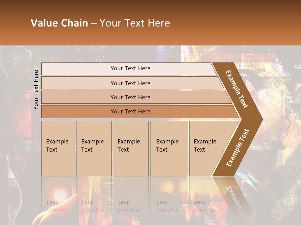 A Woman's Face Is Shown In A Collage Of Photos PowerPoint Template