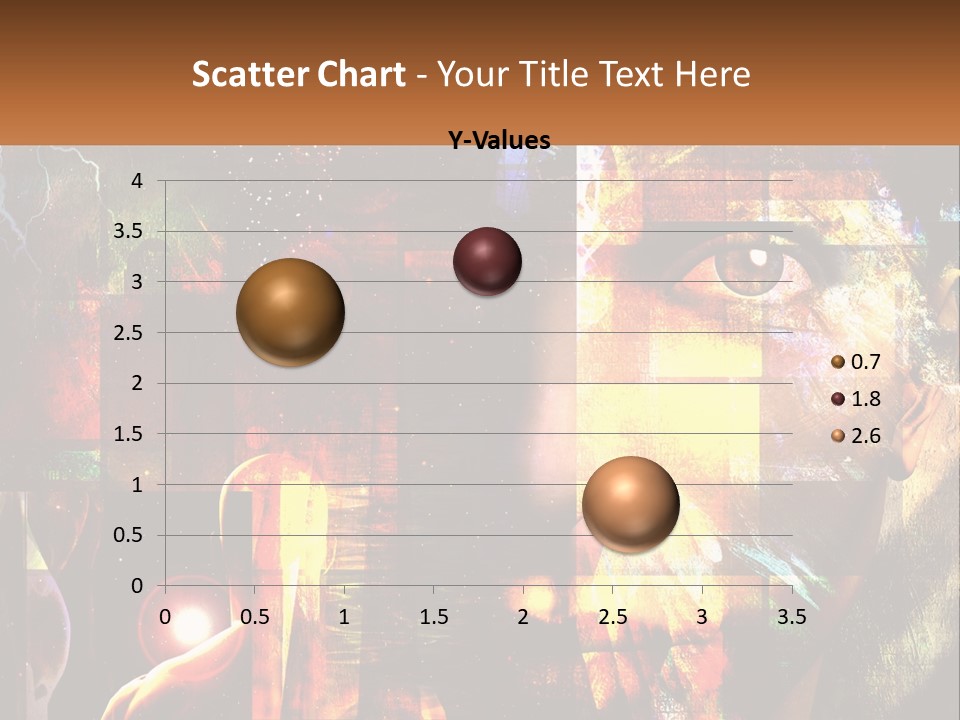 A Woman's Face Is Shown In A Collage Of Photos PowerPoint Template