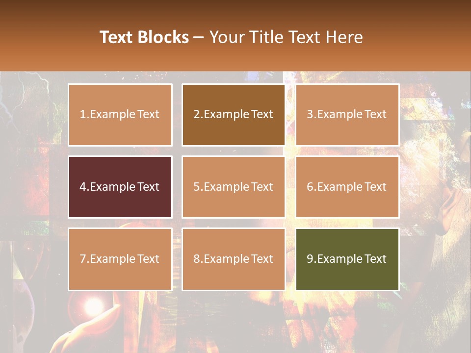 A Woman's Face Is Shown In A Collage Of Photos PowerPoint Template